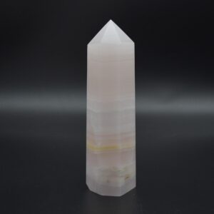 Pink Caribbean Calcite Crystal Point, Tower, Wand  - 639 grams