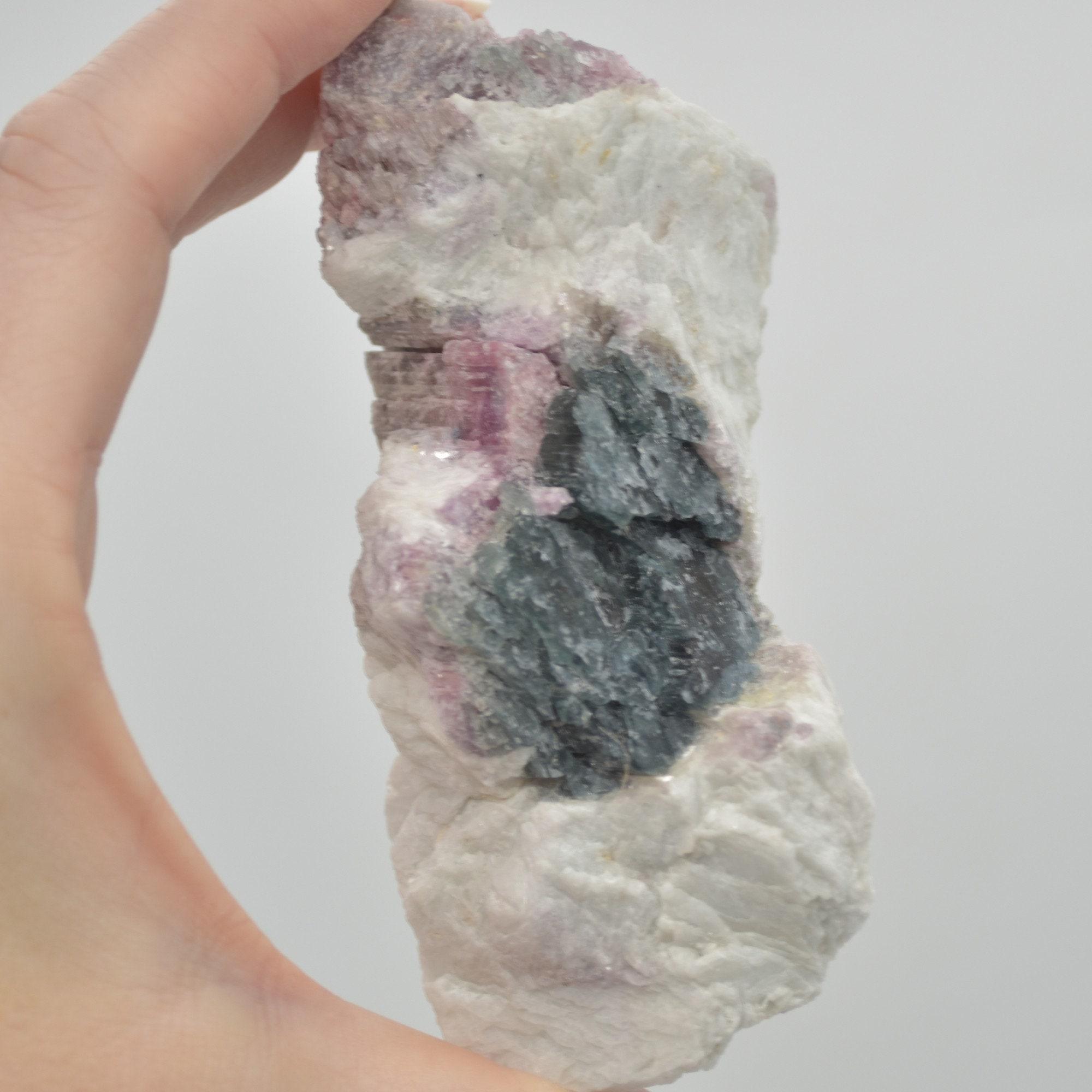 Raw Watermelon Tourmaline Specimen Rock - 343 grams #13 - Image 6
