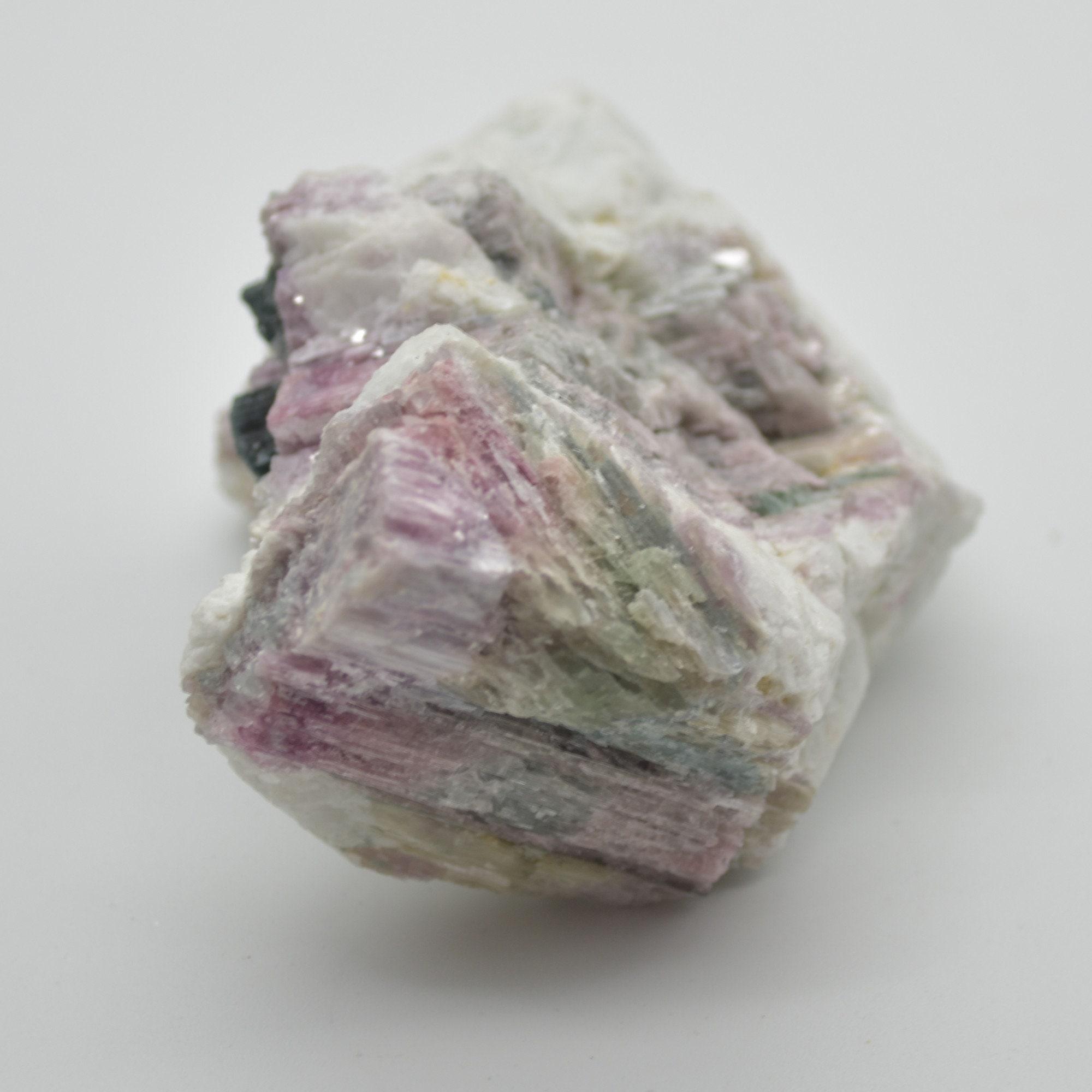 Raw Watermelon Tourmaline Specimen Rock - 343 grams #13
