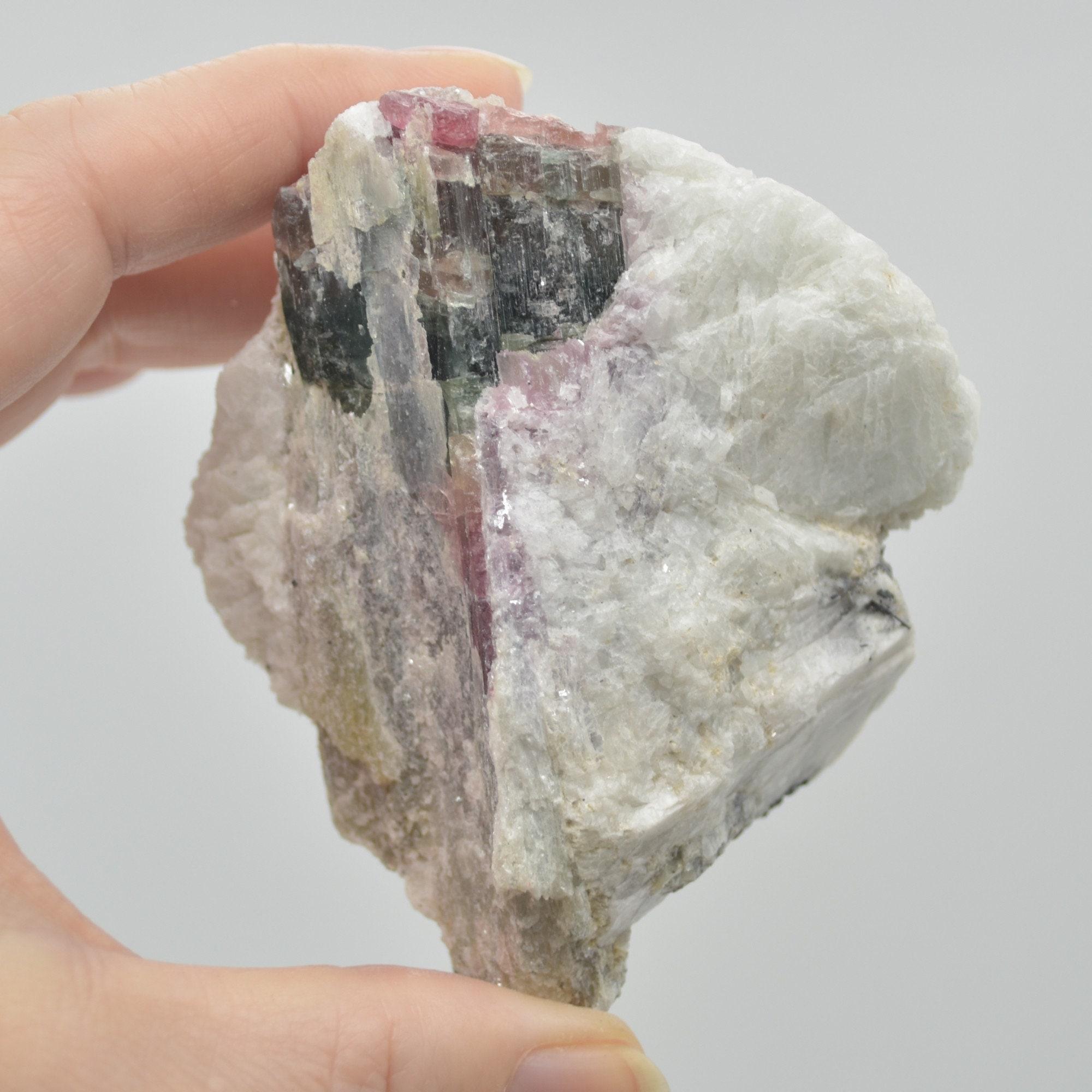 Raw Watermelon Tourmaline Specimen Rock - 189 grams #08 - Image 7
