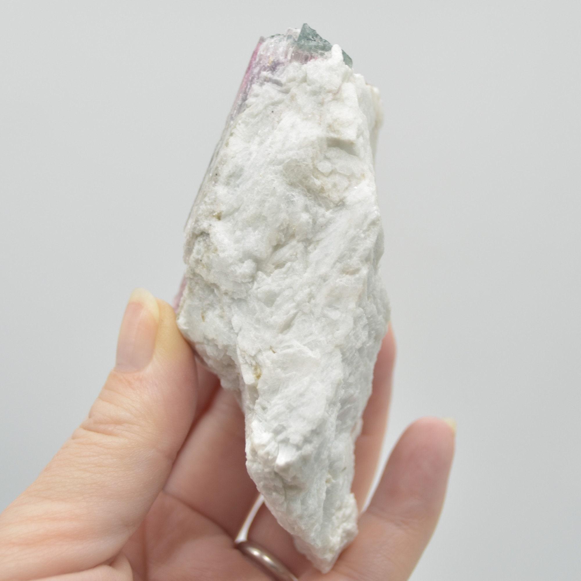 Raw Watermelon Tourmaline Specimen Rock - 219 grams #07 - Image 7