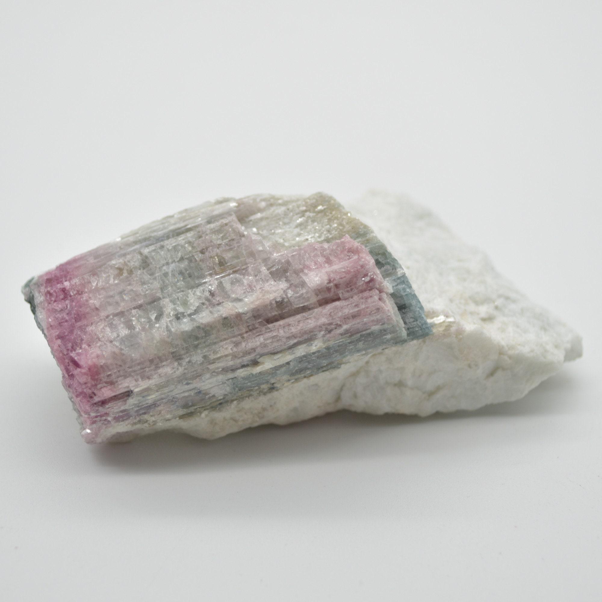 Raw Watermelon Tourmaline Specimen Rock - 219 grams #07 - Image 2