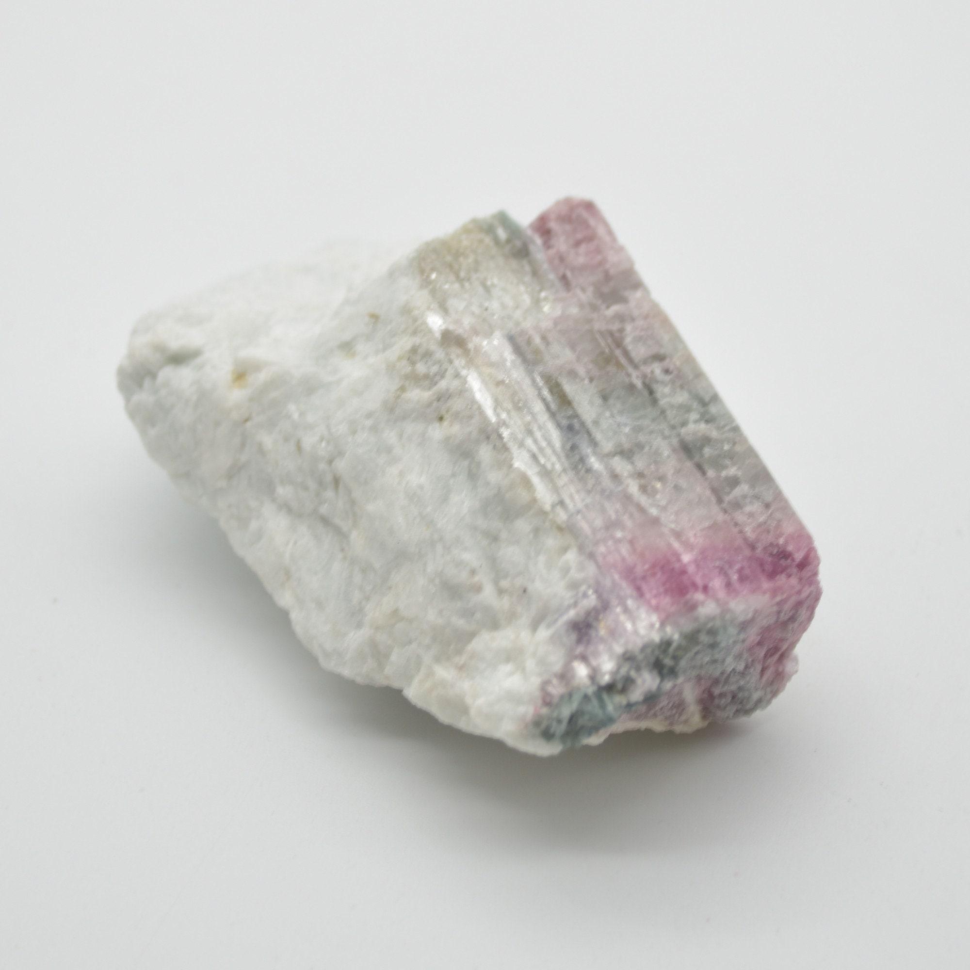 Raw Watermelon Tourmaline Specimen Rock - 219 grams #07 - Image 3
