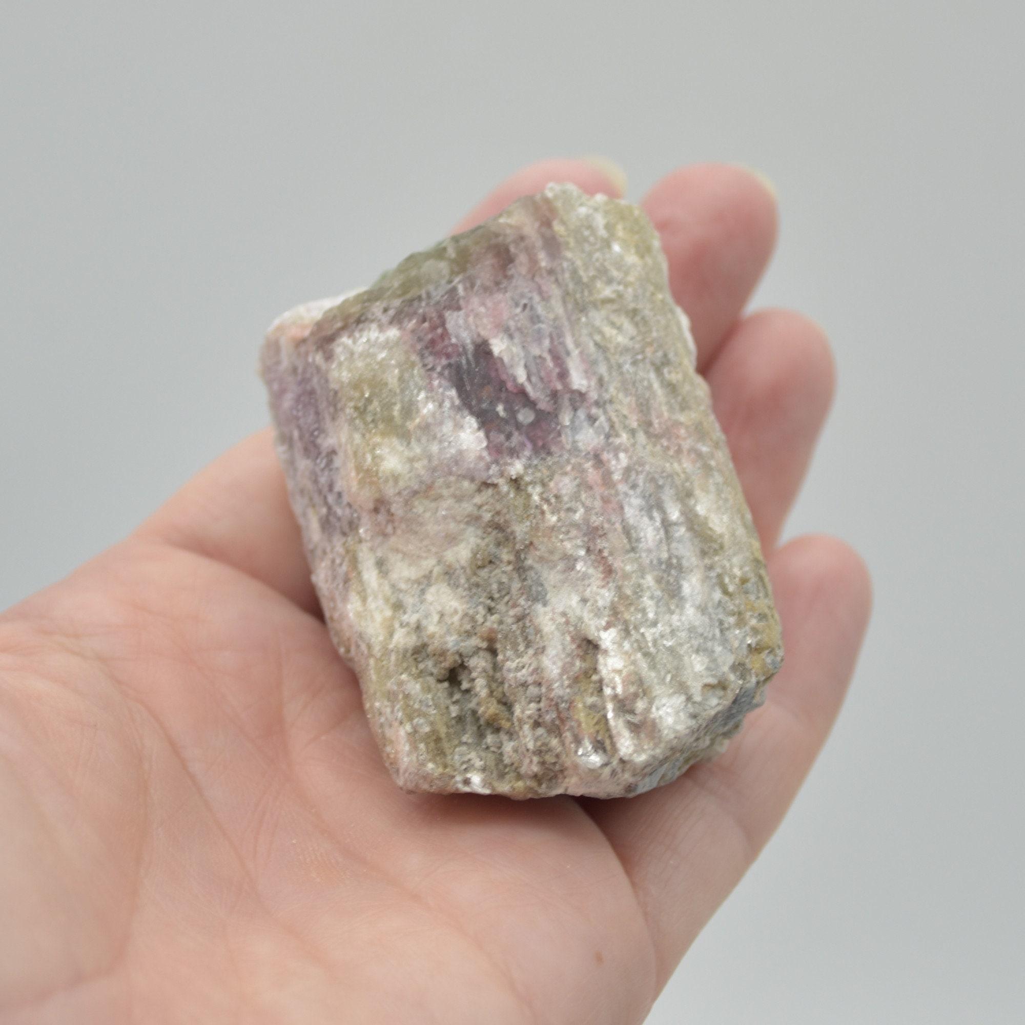 Raw Watermelon Tourmaline Specimen Rock - 141 grams #05 - Image 9