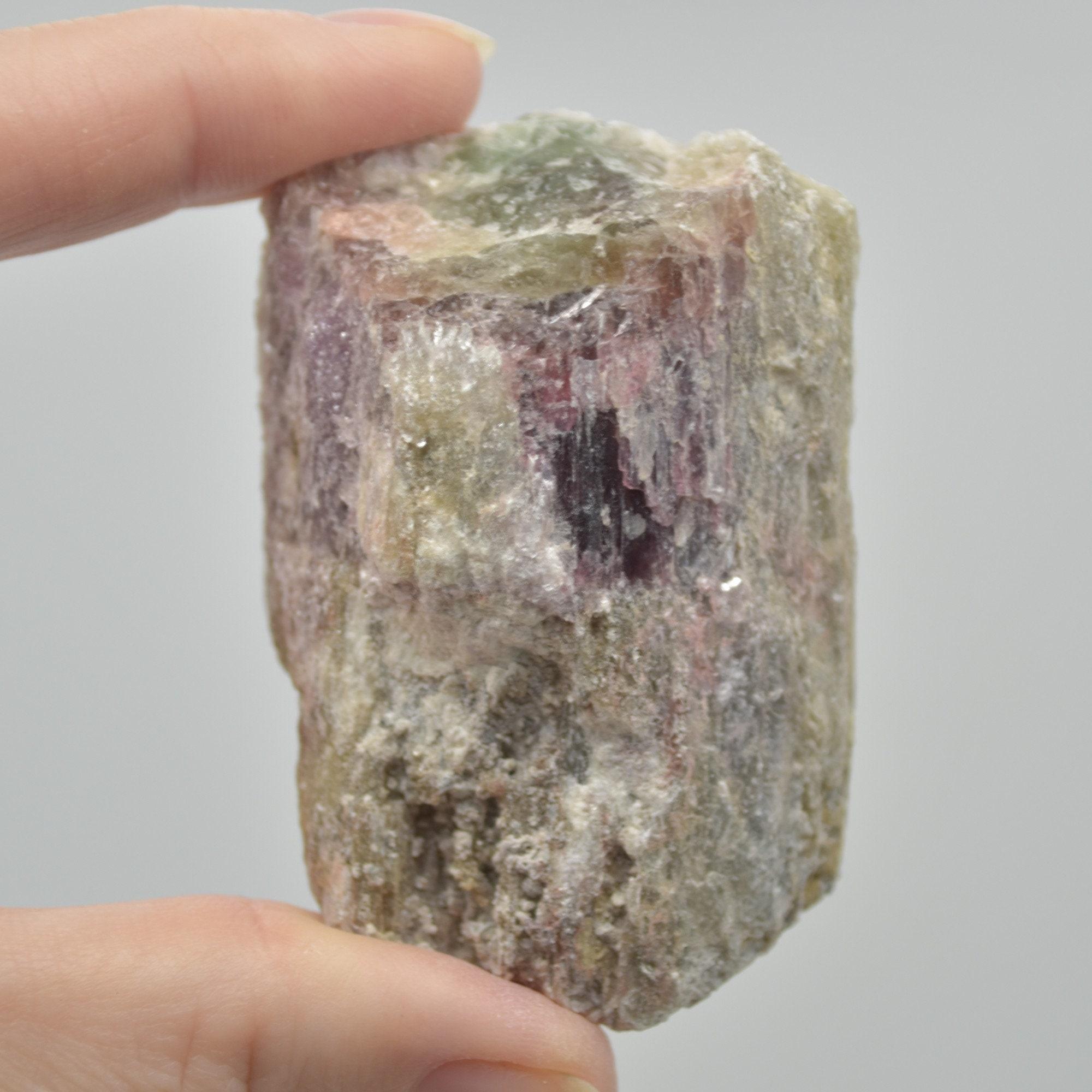 Raw Watermelon Tourmaline Specimen Rock - 141 grams #05 - Image 7