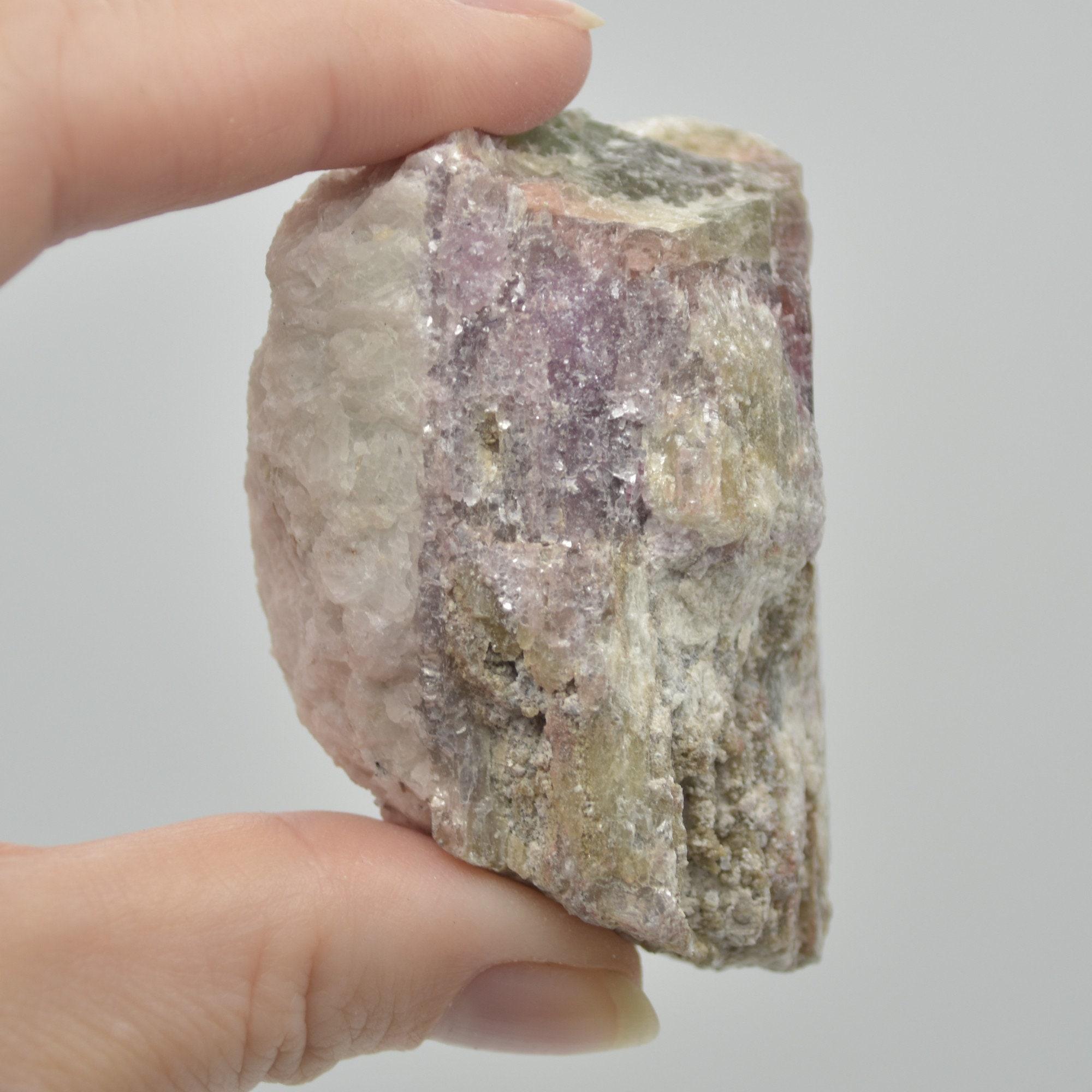 Raw Watermelon Tourmaline Specimen Rock - 141 grams #05 - Image 6