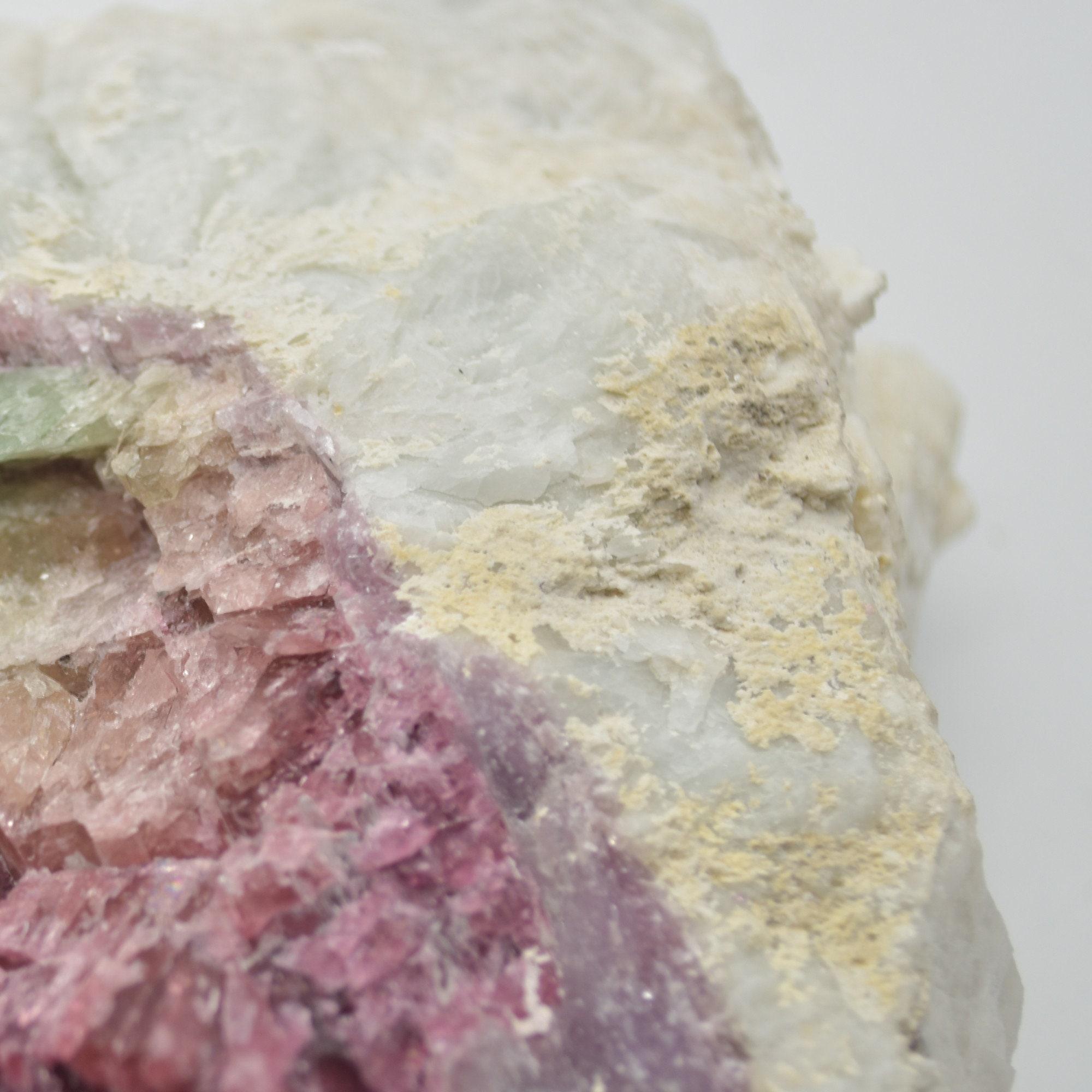 Raw Watermelon Tourmaline Specimen Rock - 574 grams #06 - Image 8