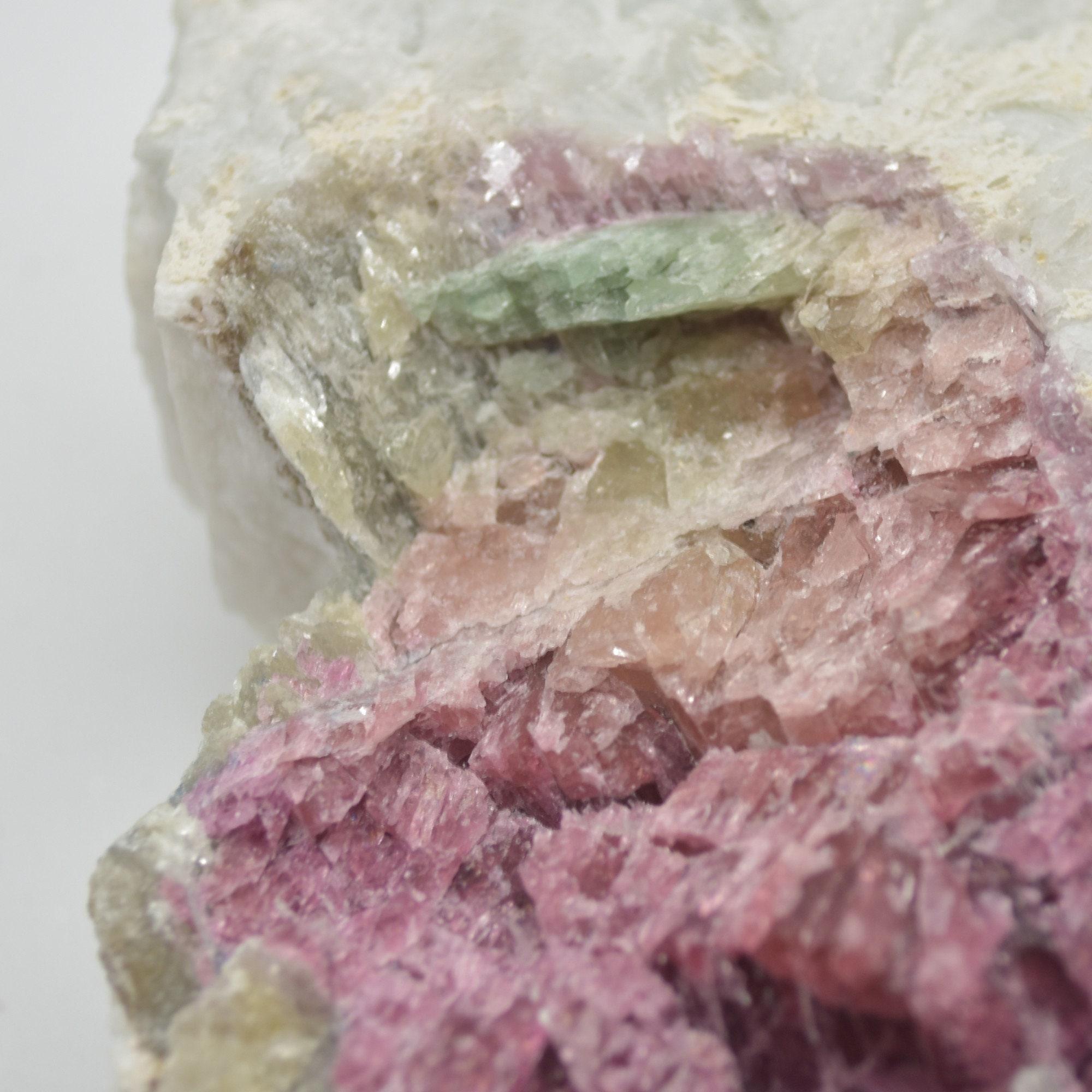 Raw Watermelon Tourmaline Specimen Rock - 574 grams #06 - Image 7