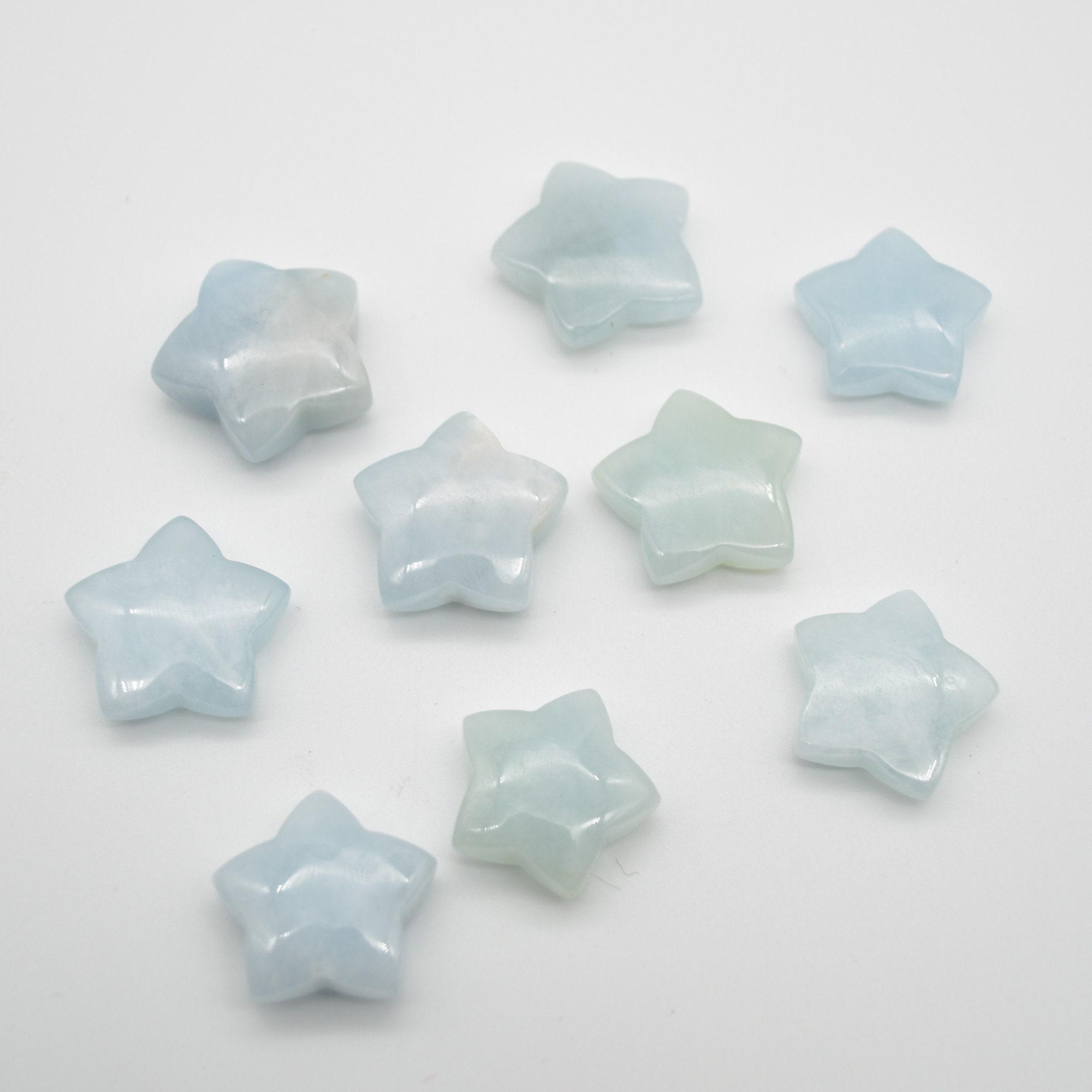 Aquamarine Crystal Star - 2.5cm - 1 Count