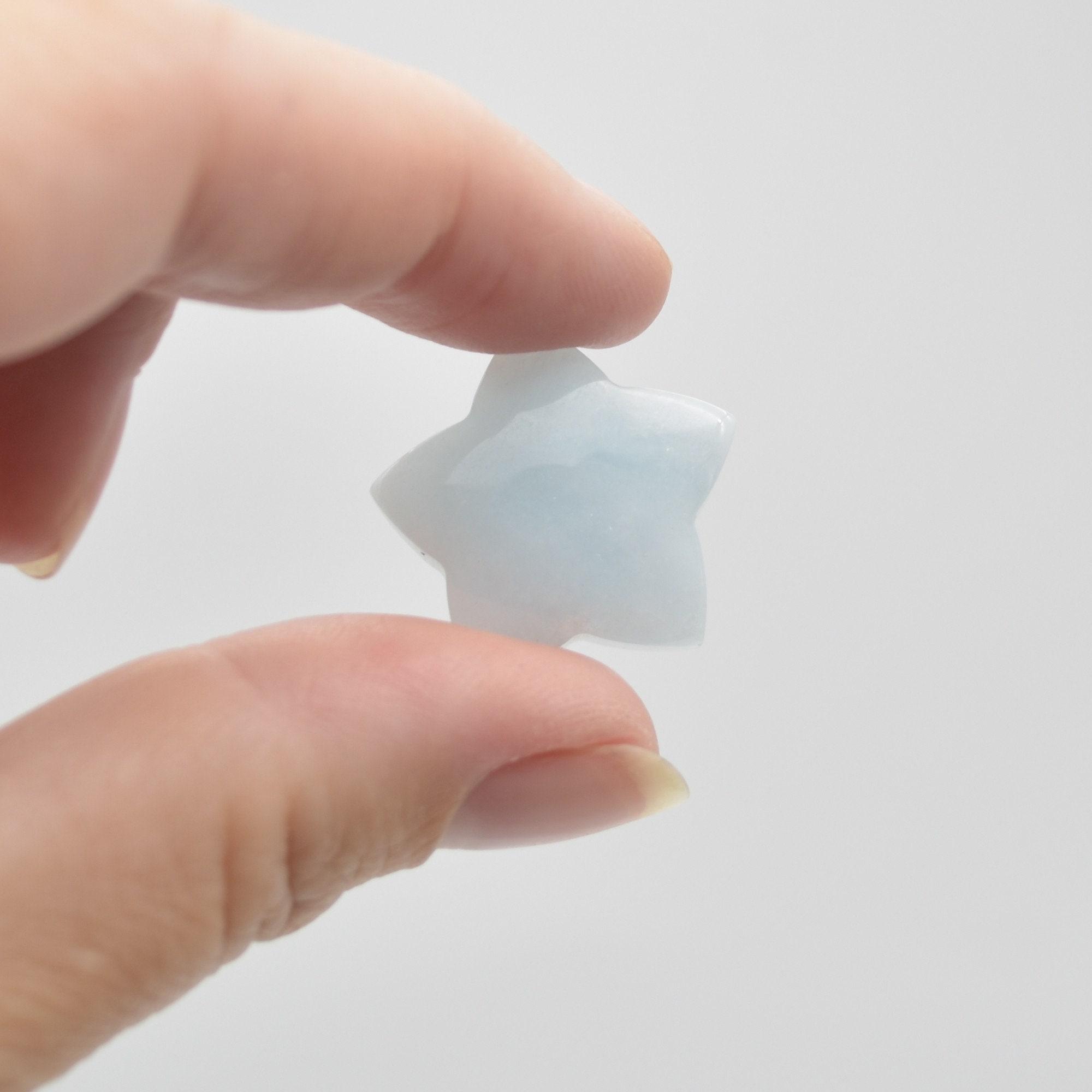 Aquamarine Crystal Star - 2.5cm - 1 Count - Image 3