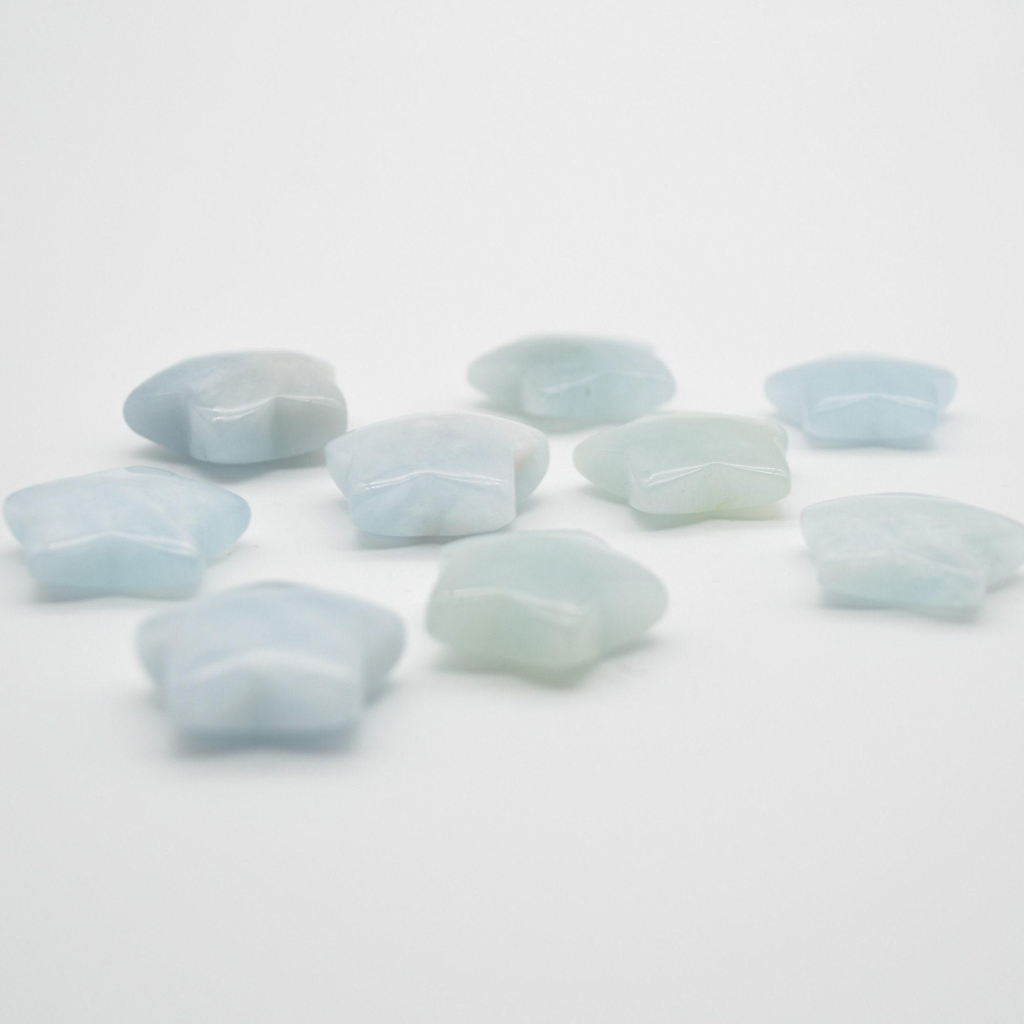 Aquamarine Crystal Star - 2.5cm - 1 Count - Image 2