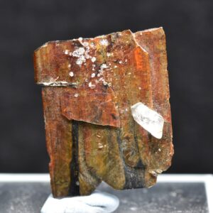 Red Brookite Crystal Specimen with Quartz RARE from Pakistan - 10ct, 2.07grams - 2.3cm