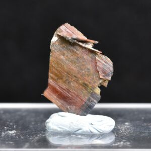 Red Brookite Crystal Specimen RARE from Pakistan - 2ct, 0.4grams - 1.2cm