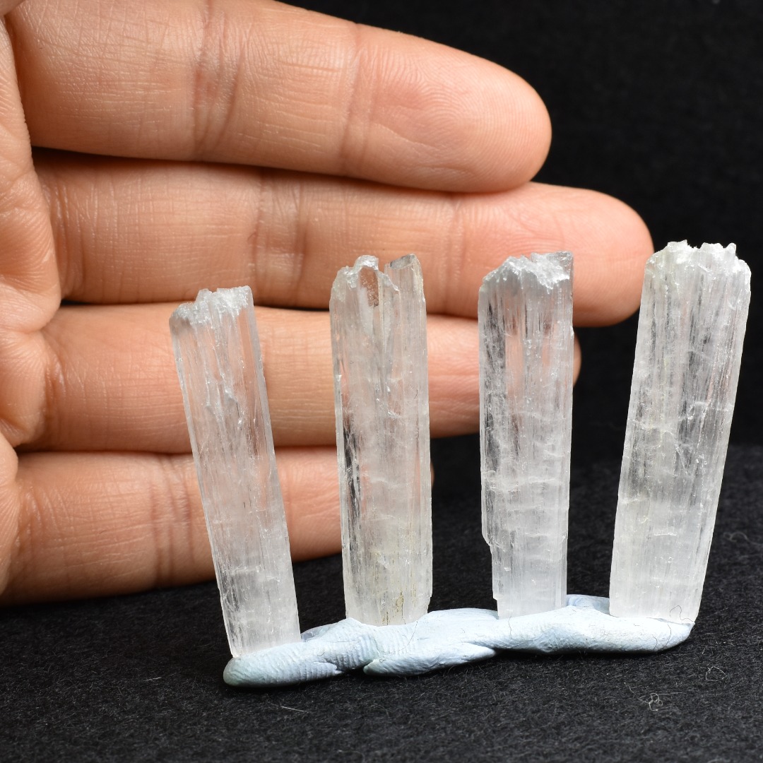 Natural Natrolite, Synergy 12, Raw Crystal Specimen from India - 1 Count - Image 3