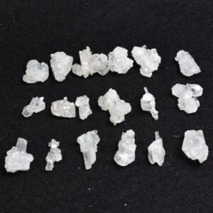 Natural Scolecite, Synergy 12, Small Raw Crystal Nuggets with Apophyllite from India - 1 Count