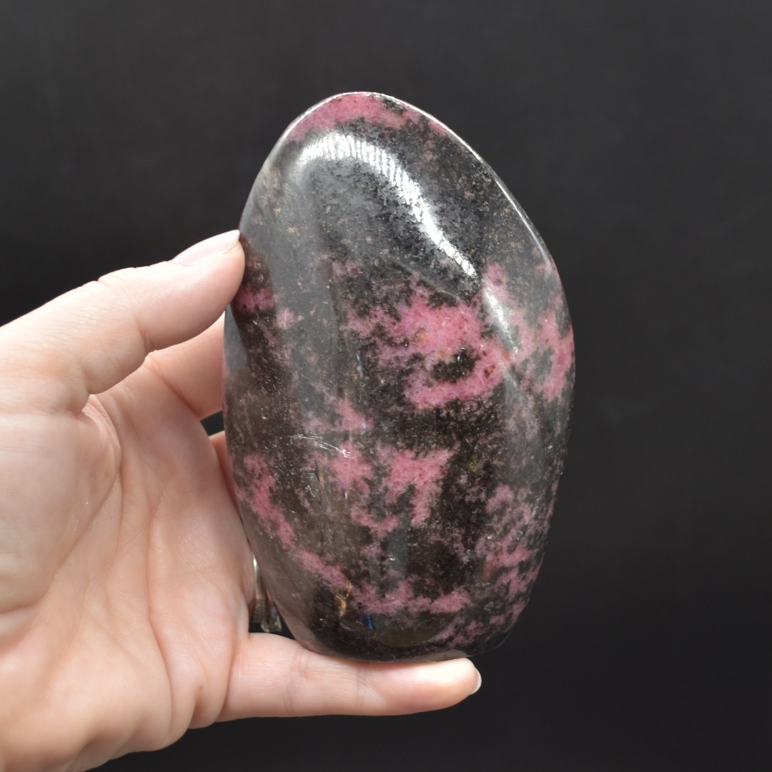 Black Veined Rhodonite Crystal Freeform - 1 Count - #3