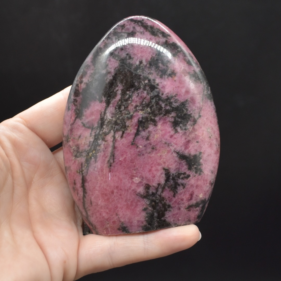 Black Veined Rhodonite Crystal Freeform - 1 Count - #05