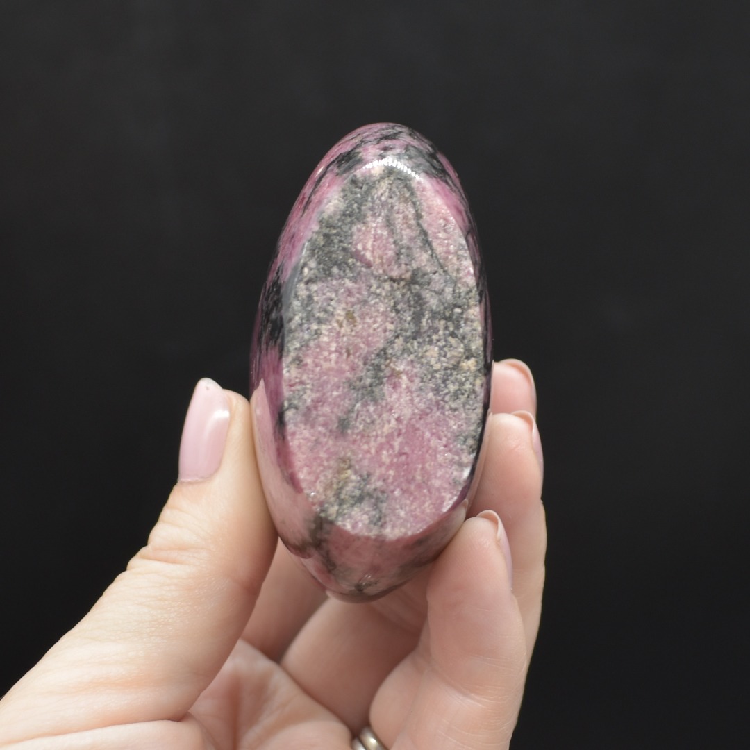 Black Veined Rhodonite Crystal Freeform - 1 Count - #05 - Image 3