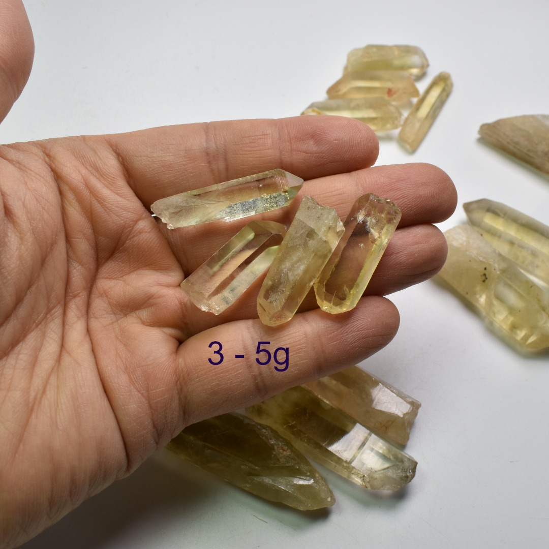 Genuine Natural Kundalini Citrine Quartz Point, Tower from Lwena (Luena) DR Congo - 1 Count - 5 Options - Image 2