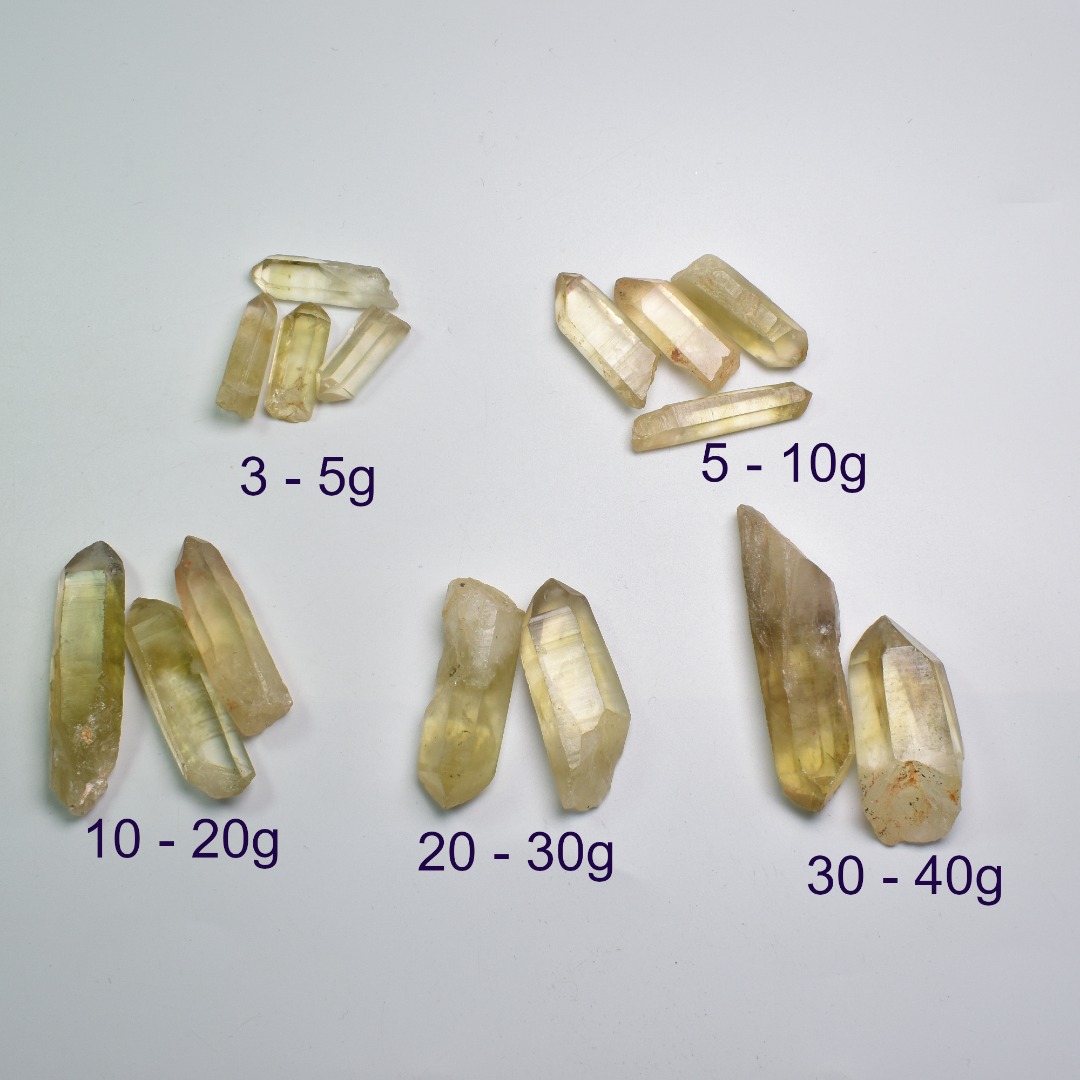 Genuine Natural Kundalini Citrine Quartz Point, Tower from Lwena (Luena) DR Congo - 1 Count - 5 Options - Image 5