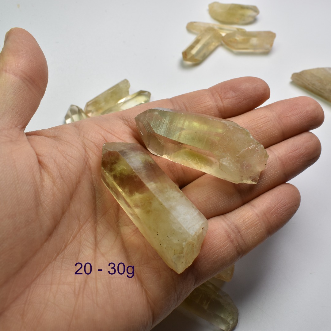 Genuine Natural Kundalini Citrine Quartz Point, Tower from Lwena (Luena) DR Congo - 1 Count - 5 Options - Image 6