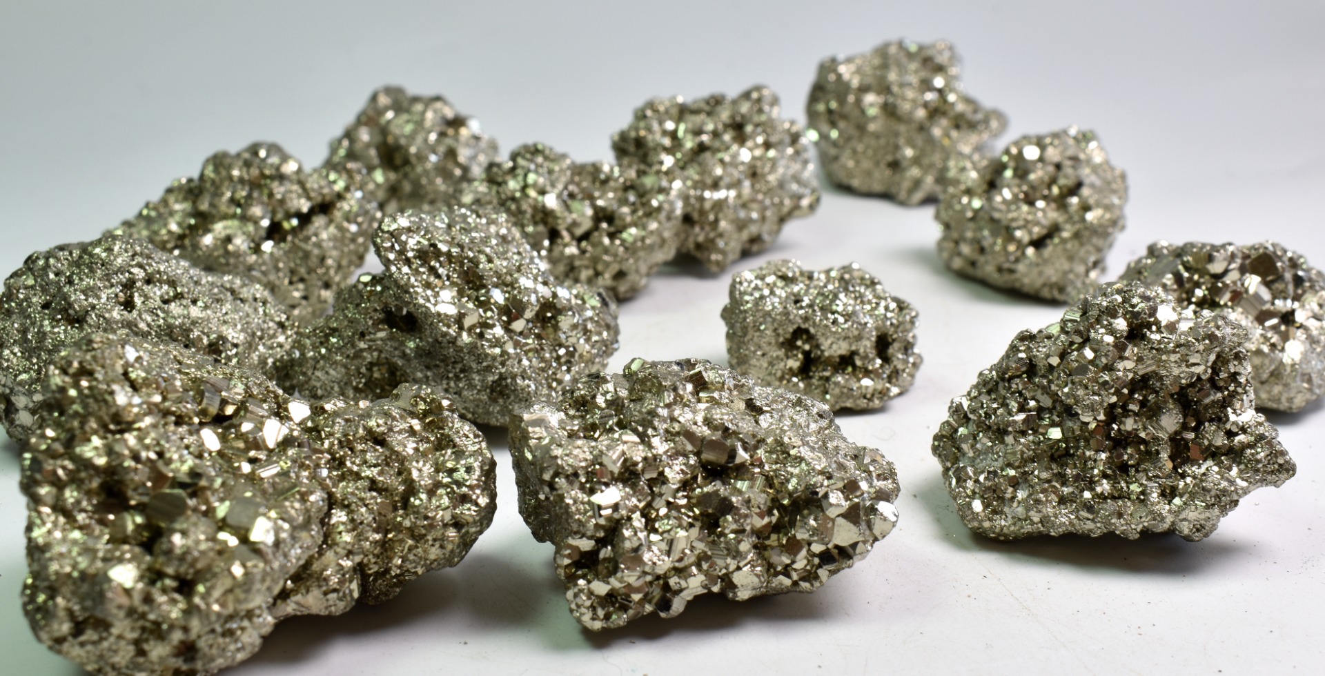 Peruvian Pyrite Chispa Sparkling Crystal Cluster from Peru, AA Grade - 1 Count - 2 Sizes - Image 8