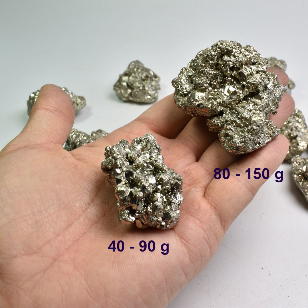 Peruvian Pyrite Chispa Sparkling Crystal Cluster from Peru, AA Grade - 1 Count - 2 Sizes - Image 11