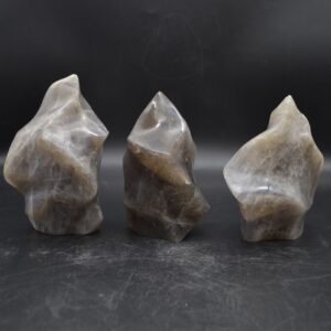 Blue Rose Quartz Crystal Flame Freeform - 3 Sizes