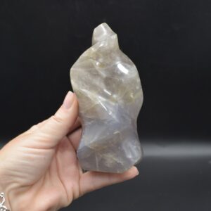 Blue Rose Quartz Crystal Flame Freeform - 3 Sizes