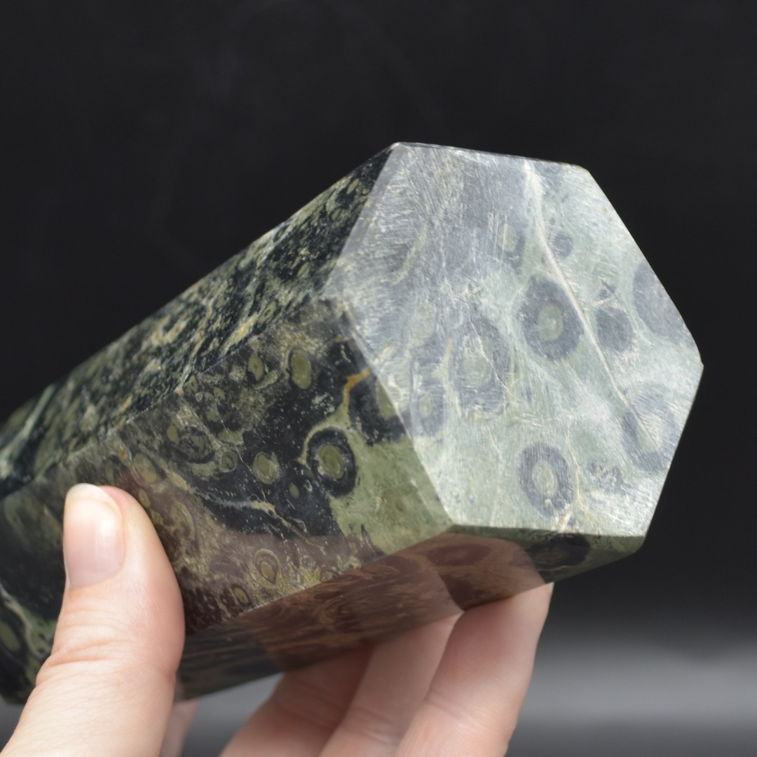 Kambaba Jasper Crystal Point, Tower, Wand - 16.5cm - 870 grams - Image 4