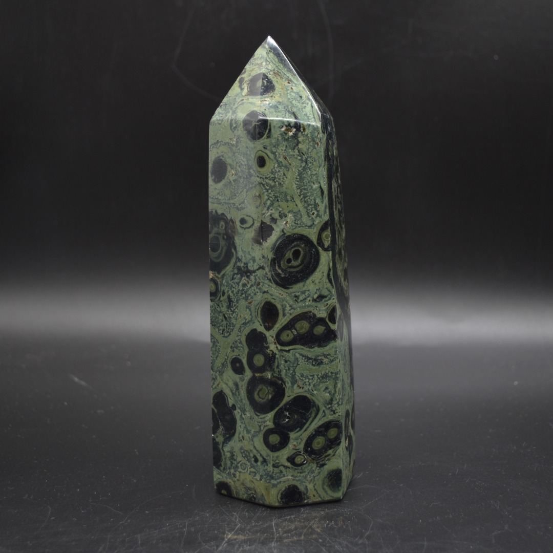 Kambaba Jasper Crystal Point, Tower, Wand - 17.5cm - 837 grams