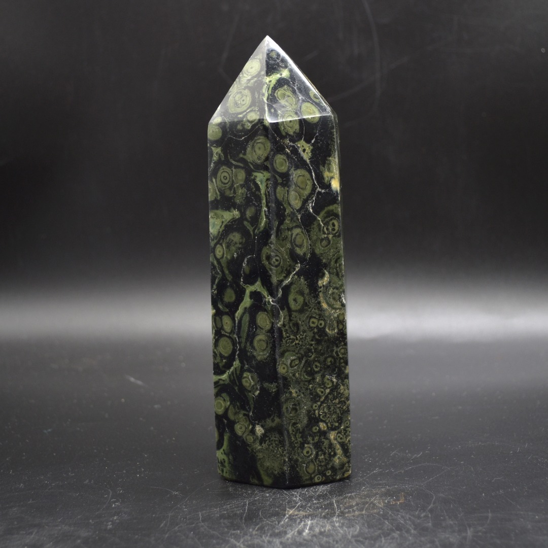 Kambaba Jasper Crystal Point, Tower, Wand - 16.4cm - 794 grams - Image 4