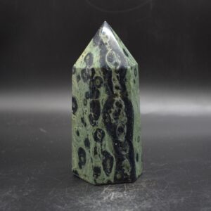 Kambaba Jasper Crystal Point, Tower, Wand - 13cm - 576 grams