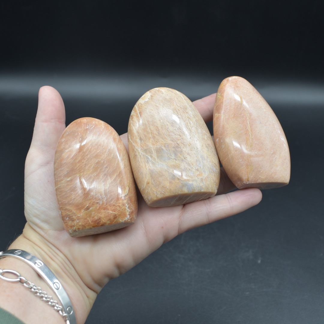Peach Moonstone Crystal Freeform - 3 Options - Image 3