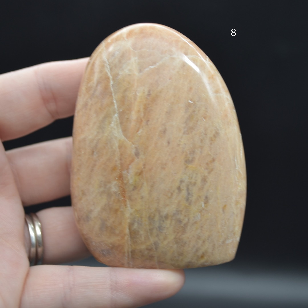 Peach Moonstone Crystal Freeform - 3 Options - Image 8