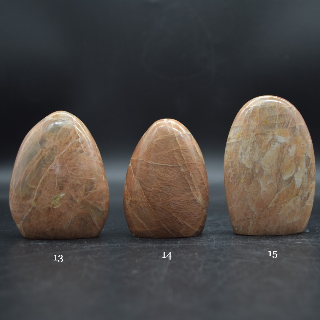Peach Moonstone Crystal Freeform - 6 Options - Image 8