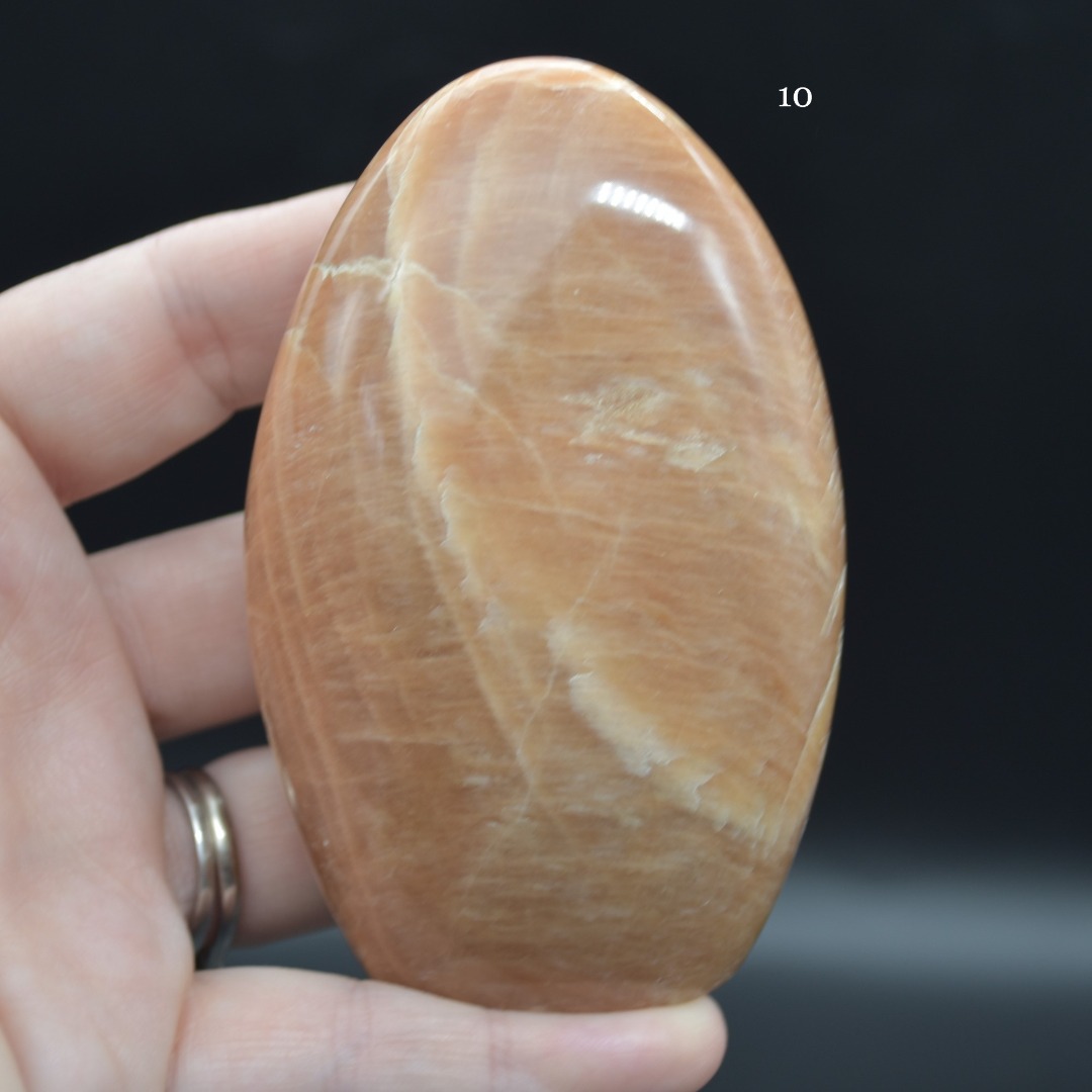 Peach Moonstone Crystal Freeform - 6 Options - Image 11