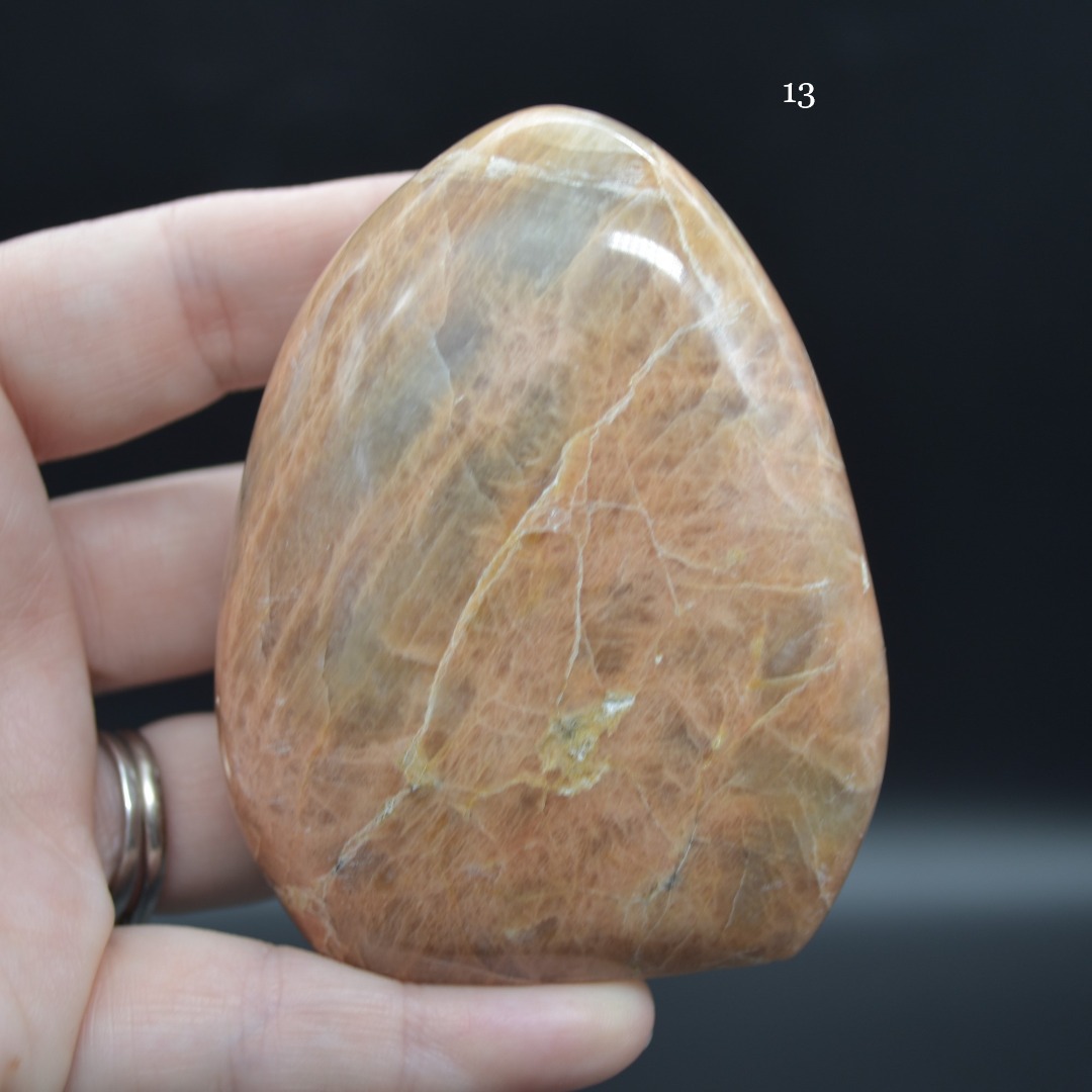 Peach Moonstone Crystal Freeform - 6 Options - Image 5