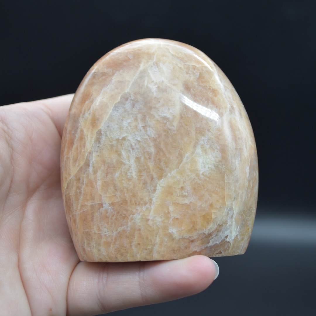Peach Moonstone Crystal Freeform - 2 Options - Image 5