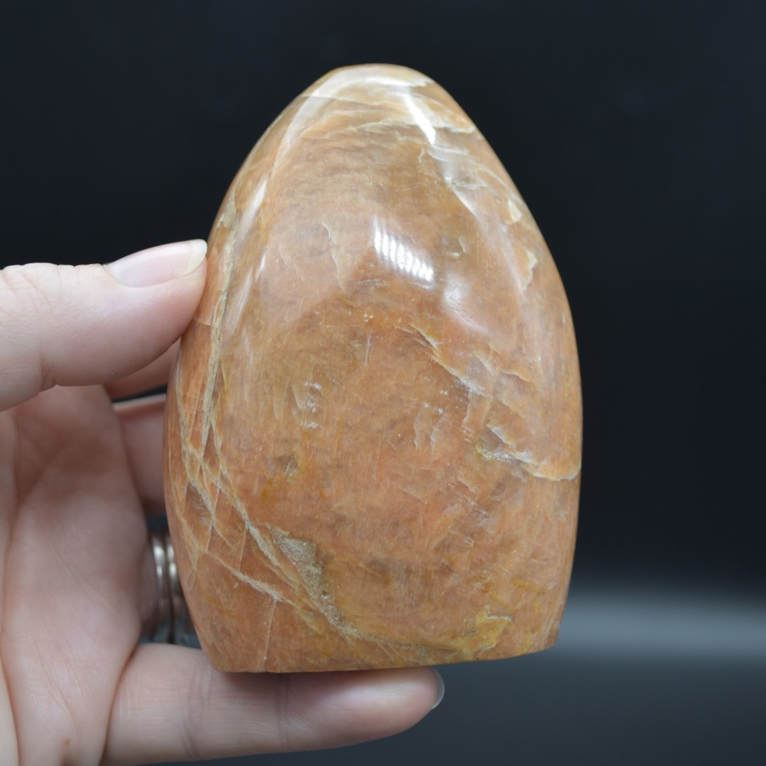 Peach Moonstone Crystal Freeform - 2 Options - Image 8
