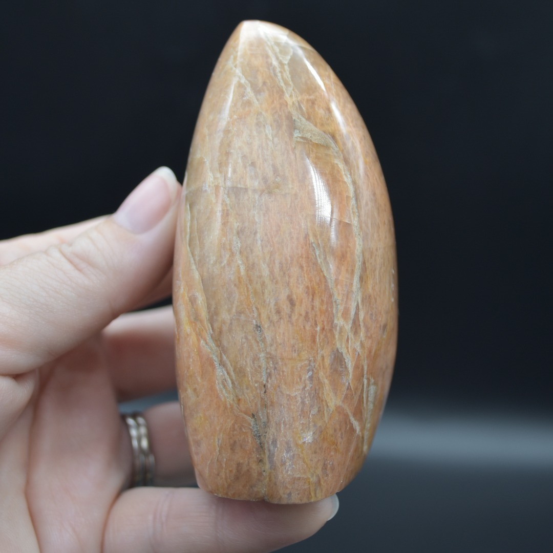 Peach Moonstone Crystal Freeform - 2 Options - Image 9