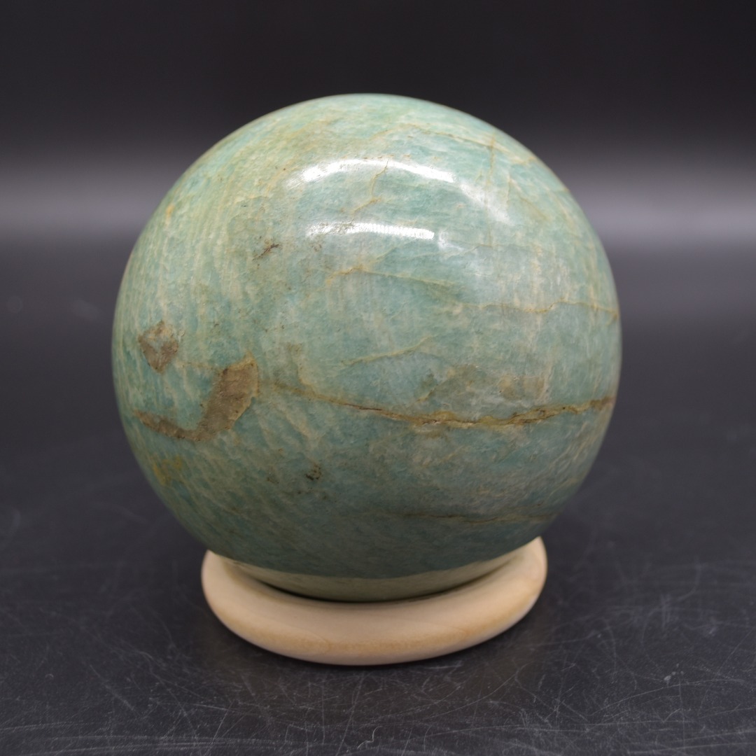 Large Amazonite Crystal Sphere, Ball - 1 Count - 917 grams - 8cm