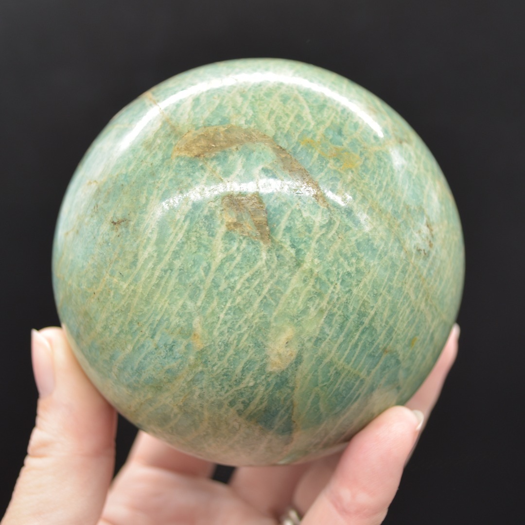 Large Amazonite Crystal Sphere, Ball - 1 Count - 917 grams - 8cm - Image 5