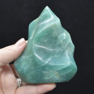 Amazonite Crystal Flame, Freeform - 1 Count - 9.7cm - 416 grams