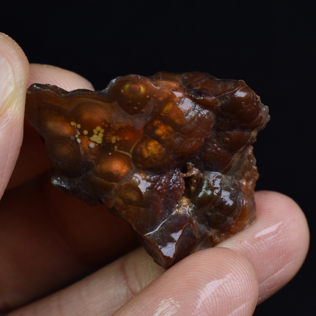 Mexican Rough Raw Fire Agate Specimen Rock - Top Grade - 60ct #29 - Image 4