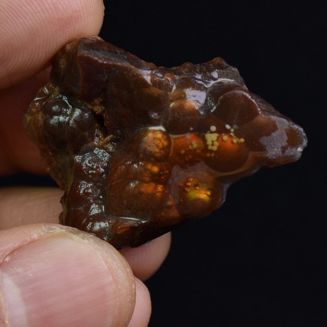 Mexican Rough Raw Fire Agate Specimen Rock - Top Grade - 60ct #29 - Image 2