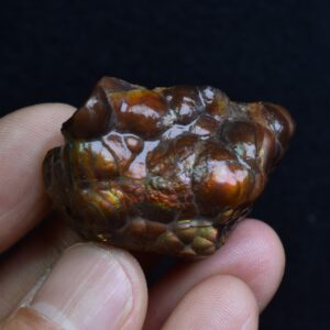 Mexican Rough Raw Fire Agate Specimen Rock - Top Grade - 118ct #33