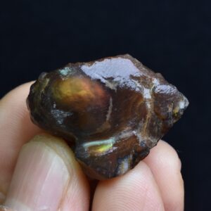 Mexican Rough Raw Fire Agate Specimen Rock - Top Grade - 52ct #34
