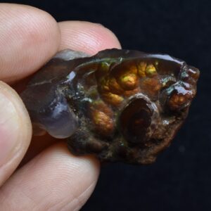 Mexican Rough Raw Fire Agate Specimen Rock - Top Grade - 49ct #35