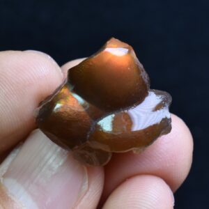 Mexican Rough Raw Fire Agate Specimen Rock - Top Grade - 34ct #42